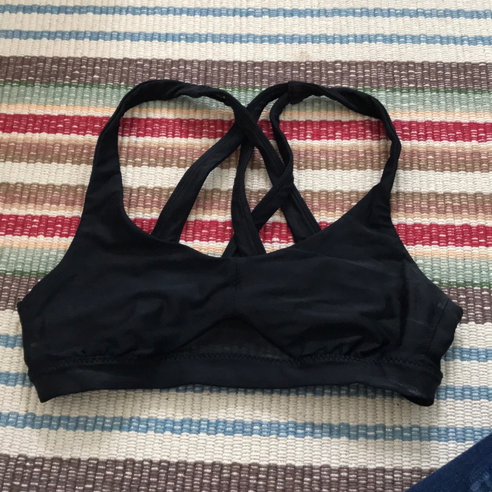 Lulu lemon black sports bra / bathing suit